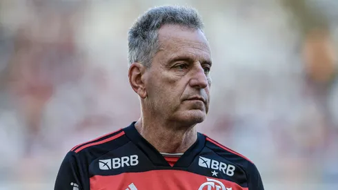 Presidente do Flamengo durante a partida contra o Madureira