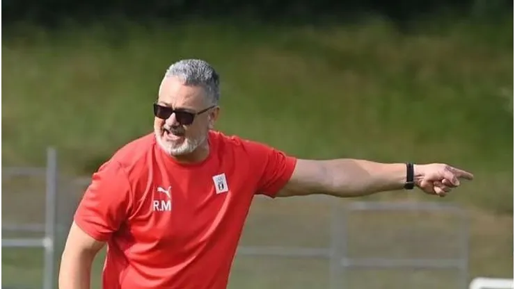 Rogério Micale em treino do Egito Arquivo pessoal