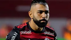 Gabigol durante partida entre São Paulo e Flamengo, pela semifinal da Copa do Brasil, no Morumbis, no dia 24/08/2022. Foto: Imago/Fotoarena