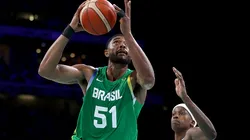 Bruno Caboclo contra a França na estreia das Olimpíadas 2024