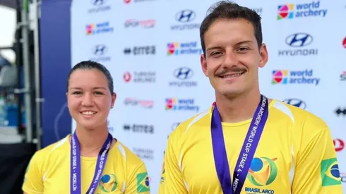 Ana Luiza Caetano e Marcus D'Almeida avançam para as oitavas de final nas Olimpíadas – Foto: Instagram @timebrasil