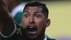 SP - SAO PAULO - 27/07/2024 - BRASILEIRO A 2024, PALMEIRAS X VITORIA - Rony jogador do Palmeiras durante partida contra o Vitoria no estadio Arena Allianz Parque pelo campeonato Brasileiro A 2024.