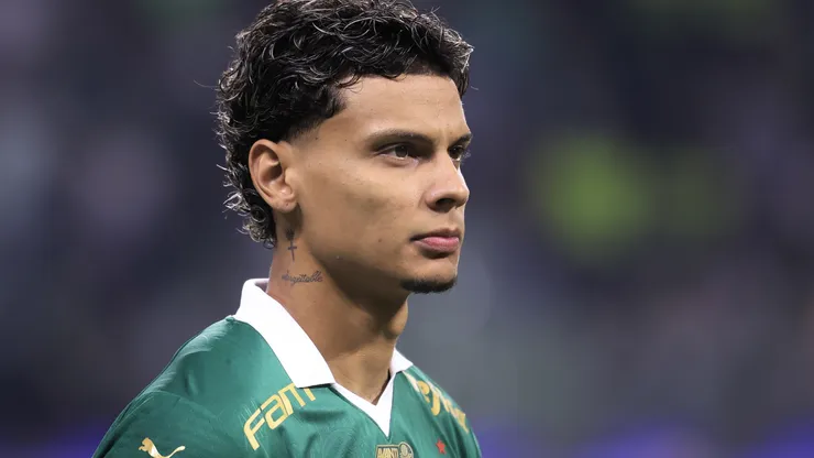 Richard Ríos, grande sucesso das redes sociais, atuando pelo Palmeiras. Foto: Marcello Zambrana/AGIF