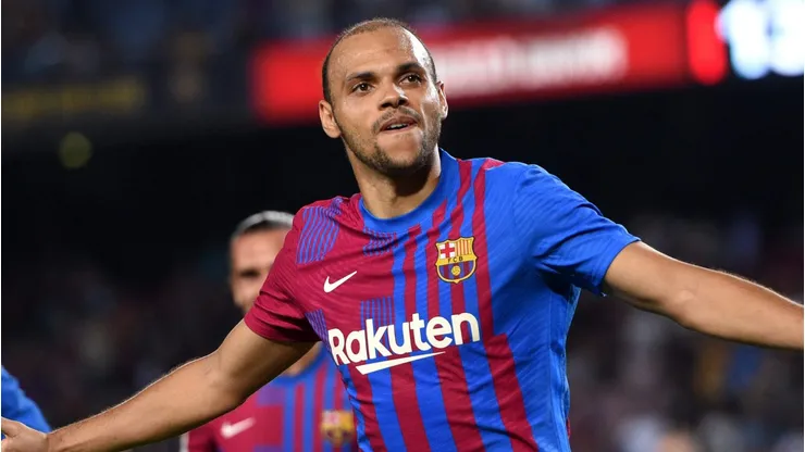 Braithwaite, ex-jogador do Bracelona contratado pelo Grêmio.