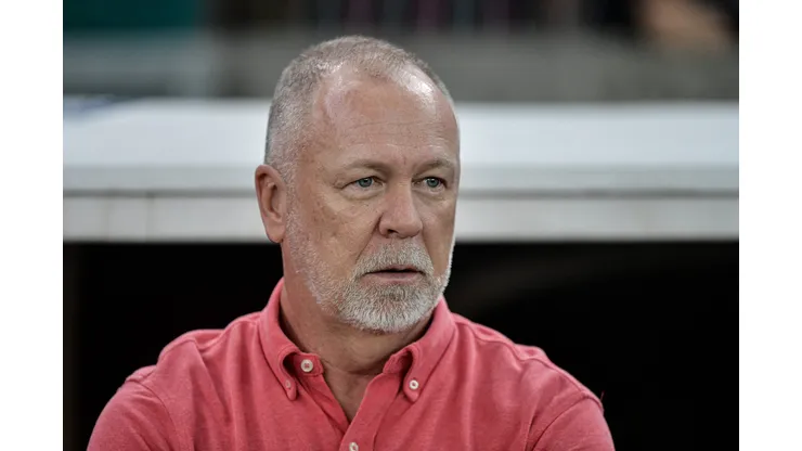 Mano Menezes, tecnico do Fluminense durante partida FLUMINENSE X PALMEIRAS NO Maracana