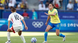 Ana Vitória em partida dentre Brasil x Japão nos jogos Olímpicos