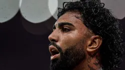 Gabigol durante partida da Copa do Brasil. Atacante se manifesta nas redes sociais.