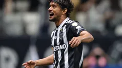 MG - BELO HORIZONTE - 23/04/2024 - COPA LIBERTADORES 2024, ATLETICO-MG X PENAROL - Gustavo Scarpa jogador do Atletico-MG comemora seu gol durante partida contra o Penarol no estadio Arena MRV pelo campeonato Copa Libertadores 2024. Foto: Gilson Lobo/AGIF