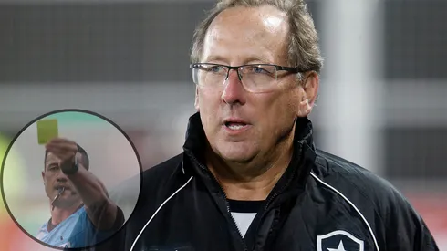 Braúlio era o juiz de Botafogo x Palmeiras no ano passado que fez John Textor se desesperar nos bastidores - Fotos: Cesar Greco/Ag. Palmeiras e Vitor Silva/BFR