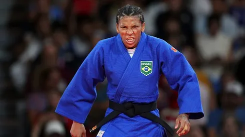 Rafaela Silva ganhou a medalha de bronze nas Olimpíadas 2024. Foto: Getty Images