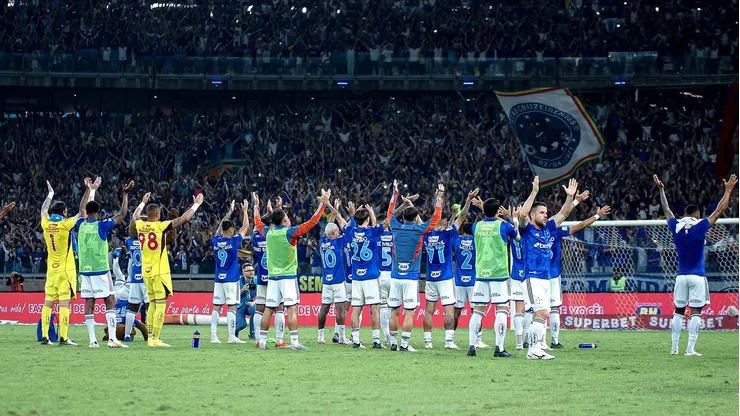 Cruzeiro no Mineirão. Foto: Cruzeiro