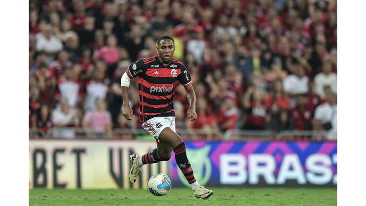 Lorran jogador do Flamengo. Foto: Thiago Ribeiro/AGIF
