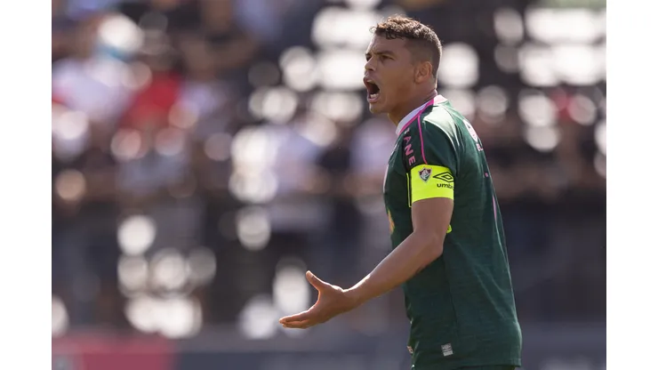 Thiago Silva jogador do Fluminense. Foto: Diogo Reis/AGIF