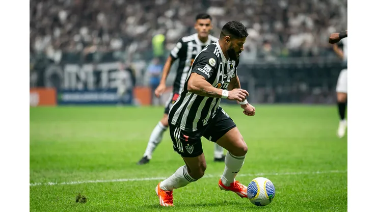Hulk em partida entre Atlético-MG x Corinthians pelo Campeonato Brasileiro