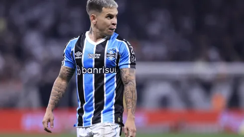 SP - SAO PAULO - 25/07/2024 - BRASILEIRO A 2024, CORINTHIANS X GREMIO - Soteldo jogador do Gremio durante partida contra o Corinthians no estadio Arena Corinthians pelo campeonato Brasileiro A 2024. Foto: Marcello Zambrana/AGIF