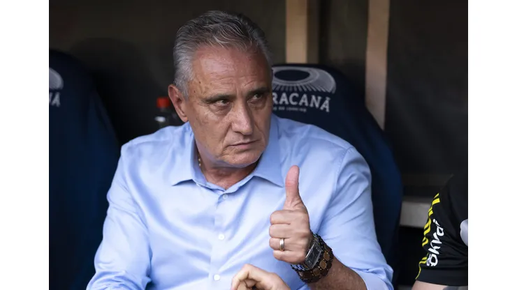 Tite tecnico do Flamengo. Foto: Jorge Rodrigues/AGIF