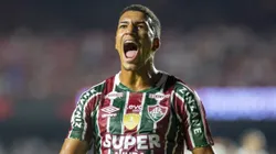 Kauã Elias comemorando gol no Campeonato Brasileiro