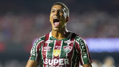 Kauã Elias comemorando gol no Campeonato Brasileiro