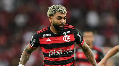 RJ - RIO DE JANEIRO - 20/06/2024 - BRASILEIRO A 2024, FLAMENGO X BAHIA - Gabigol jogador do Flamengo durante partida contra o Bahia no estadio Maracana pelo campeonato Brasileiro A 2024. Foto: Thiago Ribeiro/AGIF