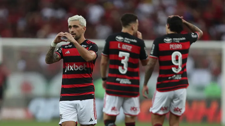 Flamengo venceu o Galo pelo Brasileirão. Foto: Wagner Meier/Getty Images