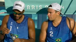 Evandro e Arthur avançam no vôlei de praia nas Olimpíadas 2024 - Foto: Globo