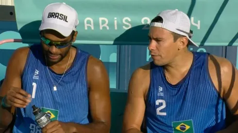 Evandro e Arthur avançam no vôlei de praia nas Olimpíadas 2024 - Foto: Globo