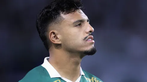 Gabriel Menino durante partida entre Palmeiras e Vitória, no Allianz Parque, pelo Campeonato Brasileiro, no dia 27/07/2024.