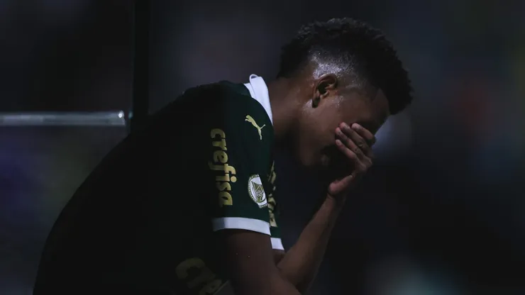 SP - SAO PAULO - 27/07/2024 - BRASILEIRO A 2024, PALMEIRAS X VITORIA - Estevao jogador do Palmeiras durante partida contra o Vitoria no estadio Arena Allianz Parque pelo campeonato Brasileiro A 2024. Foto: Ettore Chiereguini/AGIF