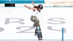 Rayssa Leal na eliminatória das Olimpíadas. Foto: Gaspar Nóbrega/COB