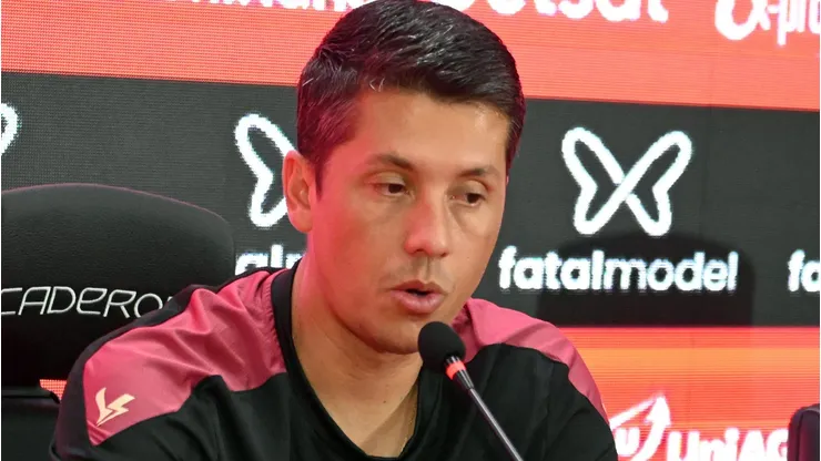 Thiago Carpini em entrevista coletiva após partida entre Vitória e Atlético-MG, no Estádio Barradão, pelo Campeonato Brasileiro, no dia 20/06/2024.
