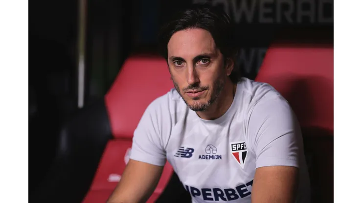 Zubeldía em partida da Libertadores da América 2024