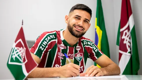 Zagueiro Ignacio, recém-chegado ao Fluminense.