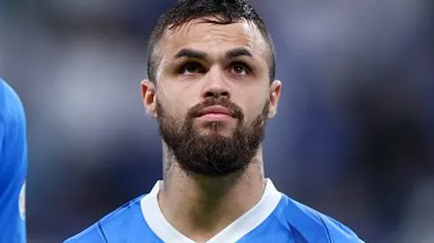 Michael durante partida entre Al-Hilal e Damac FC, no Kingdom Arena Stadium, pelo Campeonato Saudita, no dia 16/03/2024.