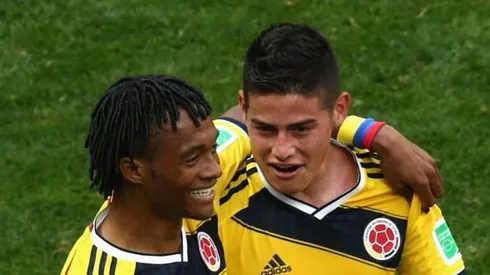 Juan Cuadrado e James Rodríguez. Jogador colombiano pode pintar no Fogão.