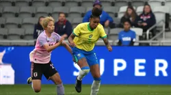 As equipes se enfrentaram recentemente na SheBelieves Cup. Jason Mowry/Getty Images.