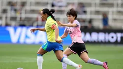 Equipes se enfrentaram em amistosos e na SheBelieves Cup em 2024. Andy Lyons/Getty Images.
