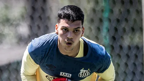 Gabriel Brazão, goleiro do Santos - Foto: Raul Baretta/ Santos FC