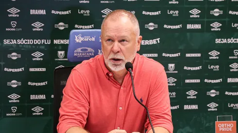 Mano Menezes no comando do Fluminense. Foto: Marcelo Gonçalves/ Fluminense