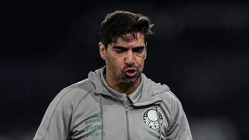 Abel Ferreira, técnico do Palmeiras, durante partida contra o Botafogo no estadio Engenhao pelo campeonato Brasileiro A 2024. Foto: Thiago Ribeiro/AGIF