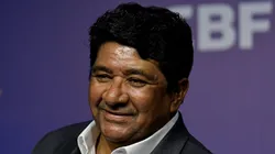 RJ - Rio de Janeiro - 03/03/2023 - CONVOCACAO SELECAO BRASILEIRA - Ednaldo Rodrigues presidente da Confederacao Brasileira de Futebol (CBF) durante anuncia a lista dos convocados para disputar o amistoso contra o Marrocos a ser realizado no dia 25 de marco na cidade de Tanger, nesta sexta-feira (03), no auditorio do hotel Windsor, na Barra da Tijuca, na zona oeste do Rio de Janeiro.