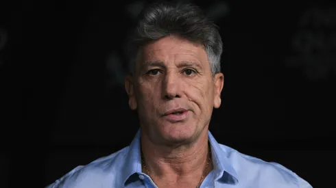 Renato Portaluppi, técnico do Grêmio, durante partida contra o Corinthians no estádio Arena Corinthians pelo Brasileirão Série A 2024. Foto: Ettore Chiereguini/AGIF