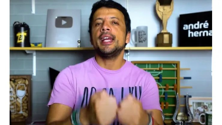 Foto: Reprodução/YouTube - André Hernán trouxe informações de negociação no Palmeiras