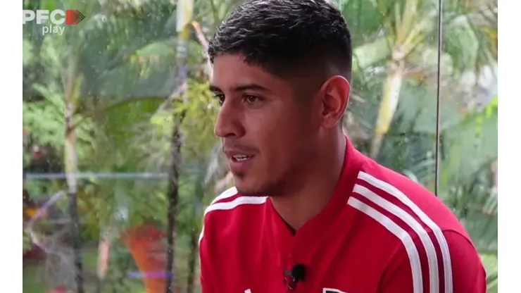 Alan Franco foi anunciado como jogador do São Paulo - Foto: Reprodução/SPFC Play