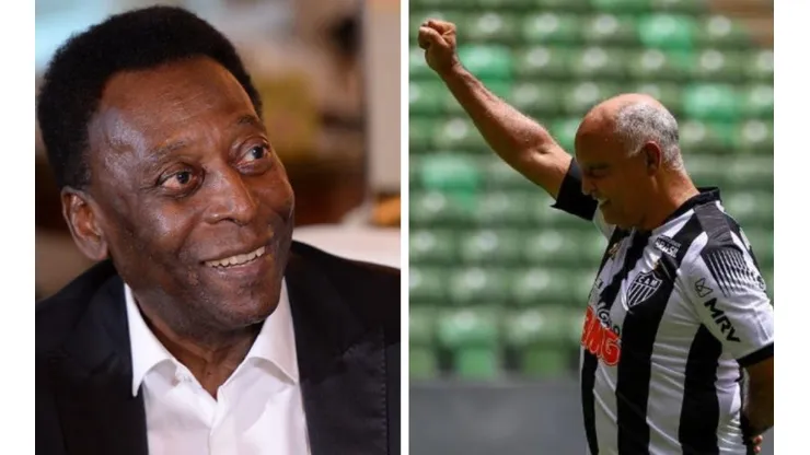 Foto Pelé: (Photo by Eamonn M. McCormack/Getty Images for Pele10 ) - Foto Reinaldo: Pedro Souza / Atlético