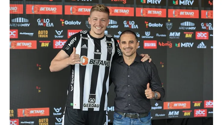 Bruno Fuchs apresentado no Galo - Foto: Site oficial do Atlético