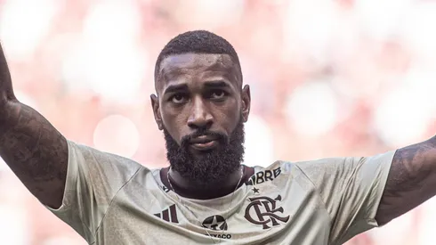 Gerson em ação com a camisa do Mengão. Foto: Isabela Azine/AGIF