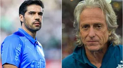 Foto: Marcello Zambrana/AGIF | Thiago Ribeiro/AGIF | Abel Ferreira e Jorge Jesus