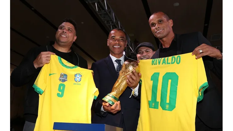 Foto: Buda Mendes/Getty Images | Ronaldo, Rivaldo, Cafu e Luizão