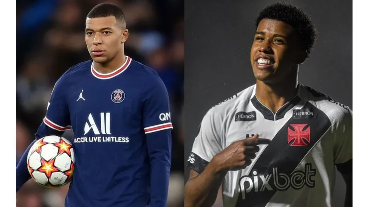 Foto Mbappé: Laurence Griffiths/Getty Images e Foto Andrey: Thiago Ribeiro/AGIF