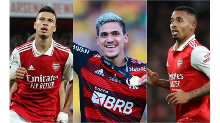 David Rogers/ Buda Mendes/Catherine Ivill/Getty Images - Martinelli, Pedro e Gabriel Jesus